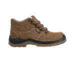 کفش ایمنی تمام چرم خاکی فولادپا - تصویر 3