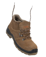 کفش ایمنی تمام چرم خاکی فولادپا - تصویر 2